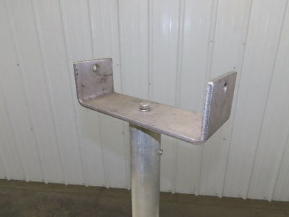 8" Tabletop Conveyor Aluminum Pedestal Round Pipe Leg Stand 28"-32"H Set of 4