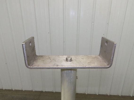 8" Tabletop Conveyor Aluminum Pedestal Round Pipe Leg Stand 28"-32"H Set of 4