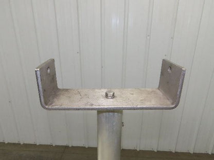 8" Tabletop Conveyor Aluminum Pedestal Round Pipe Leg Stand 28"-32"H Set of 4