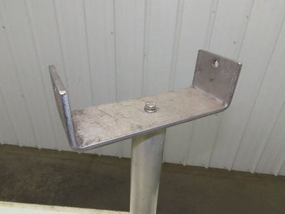 8" Tabletop Conveyor Aluminum Pedestal Round Pipe Leg Stand 28"-32"H Set of 4