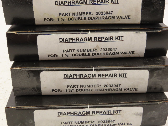 IAC 2033047 1-1/2" Double Diaphragm Valve Repair Kit Lot of 4