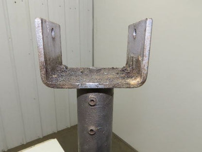 3.75" Tabletop Conveyor Aluminum Pedestal Round Pipe Leg Stand 28"-32"H Set of 4
