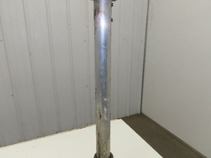 3.75" Tabletop Conveyor Aluminum Pedestal Round Pipe Leg Stand 28"-32"H Set of 4
