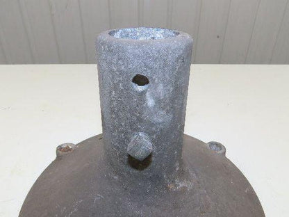 10" Cast Aluminum Pedestal Base Round Pipe Conveyor Leg Stand Adj Height
