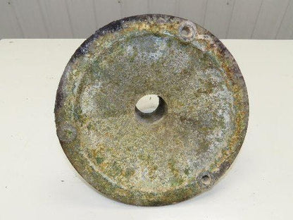 10" Cast Aluminum Pedestal Base Round Pipe Conveyor Leg Stand Adj Height