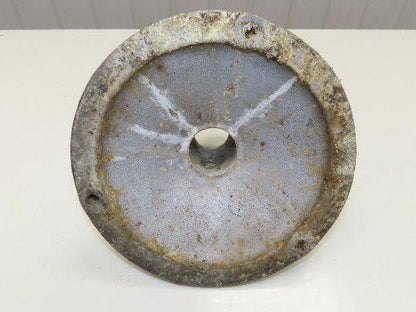 10" Cast Aluminum Pedestal Base Round Pipe Conveyor Leg Stand Adj Height