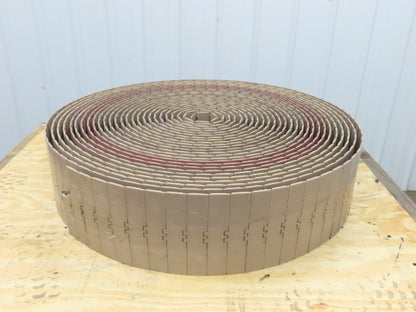 UNI 820 7.5" SlatTop Plastic Tabletop Conveyor Chain Belt Straight Non-Flex 119'