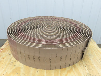 UNI 820 7.5" SlatTop Plastic Tabletop Conveyor Chain Belt Straight Non-Flex 119'