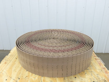 UNI 820 7.5" SlatTop Plastic Tabletop Conveyor Chain Belt Straight Non-Flex 119'