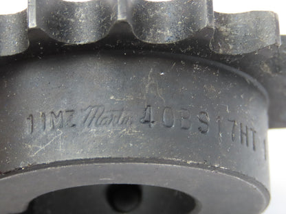 Martin 40BS17HT 1 1/8 Saber Sprocket 1-1/8" Finished Bore 17-Teeth Lot of 2