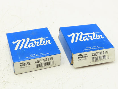 Martin 40BS17HT 1 1/8 Saber Sprocket 1-1/8" Finished Bore 17-Teeth Lot of 2