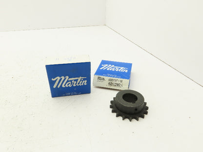 Martin 40BS17HT 1 1/8 Saber Sprocket 1-1/8" Finished Bore 17-Teeth Lot of 2