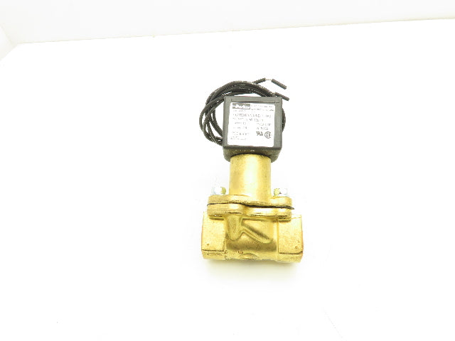 Parker 73218BN5VN00N0L111P3 Skinner 2-Way NC Solenoid Valve 3/4" NPT 120V