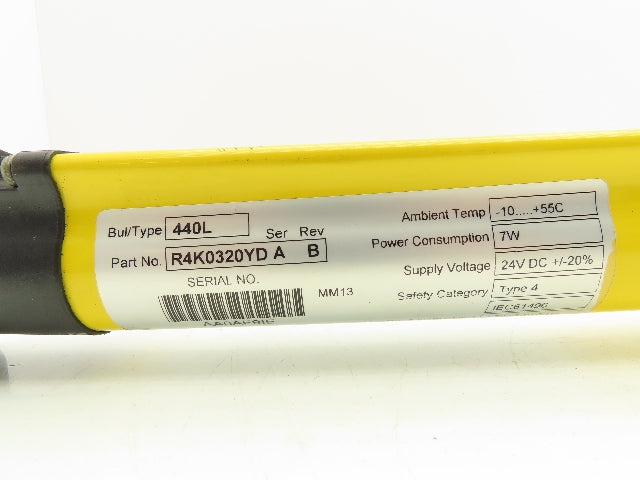 Allen Bradley R4K0320YD GuardMaster Safety Light Curtain Receiver 320mm