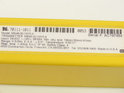 STI MS46-20-1215-R-FP Safety Light Curtain Transmitter/Receiver Set 48"