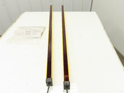 STI MS46-20-1215-R-FP Safety Light Curtain Transmitter/Receiver Set 48"