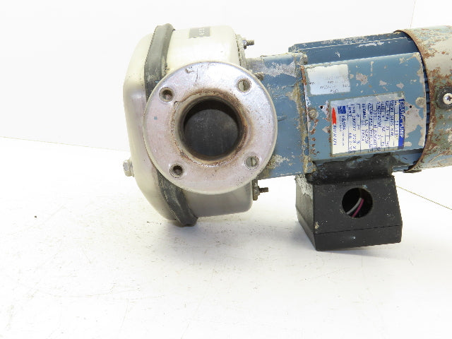 Ebara 32LPS Stainless In-line Centrifugal Pump 39gpm 220V 3PH 1-1/4" Flange DN32