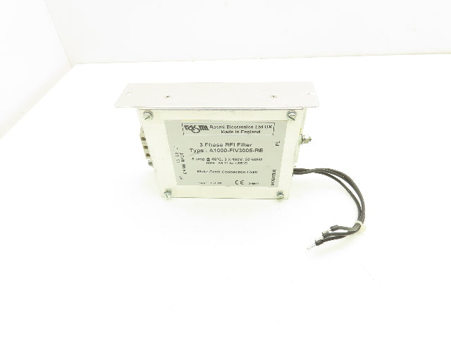 Rasmi A1000-FIV3005-RE RFI Power Line Filter 3PH 5A 480V