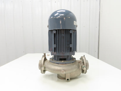 Ebara 50LPS Stainless In-line Centrifugal Pump 105gpm 220V 3PH 2" Threaded DN50