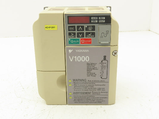 Yaskawa CIMR-VC4A0001BAA VFD AC Inverter Drive 0.37kW 480V 3PH