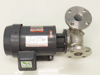 Nikuni Toshiba 32ULD07Z Stainless Centrifugal Pump 220V 3PH 1.25" Flange DN32