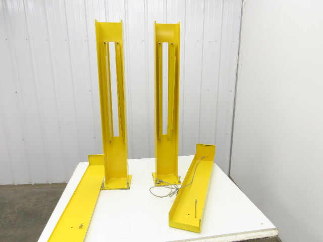 Sick Safety Light Curtain And Mirror Steel Column Set 4-Bolt Mount