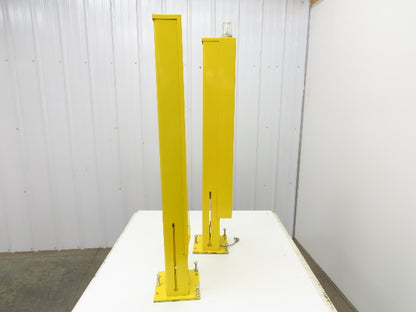 Sick Safety Light Curtain And Mirror Steel Column Set 4-Bolt Mount