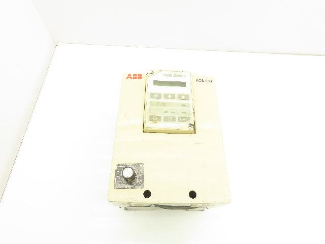 ABB ACS201-1P6-3-00-10 ACS 200 AC VFD Drive 1HP 480V 3PH Broken Cover