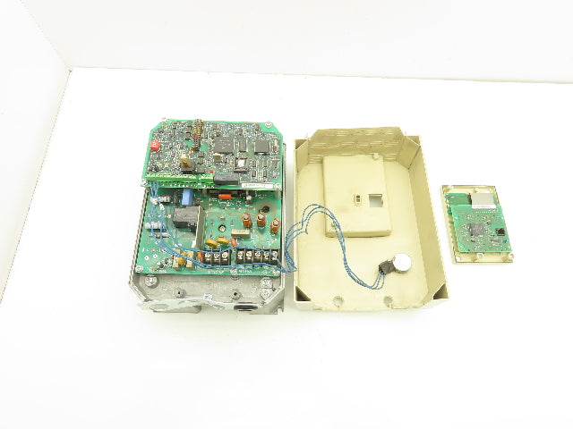 ABB ACS201-1P6-3-00-10 ACS 200 AC VFD Drive 1HP 480V 3PH Broken Cover