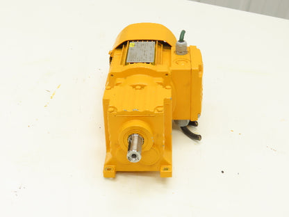 SEW Eurodrive R07 DR63L4 Brake Gearmotor .25kw 230/460V 3PH 11:1 Reducer 143rpm