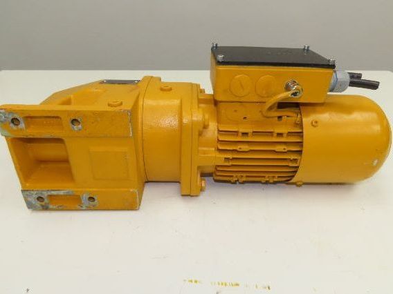 Nord SK 63L/4 Brake Gearmotor .25Hp 230/460V 3PH 159:1 Reducer 10rpm SK13VL