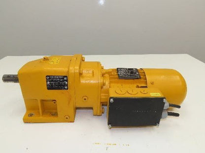 Nord SK 63L/4 Brake Gearmotor .25Hp 230/460V 3PH 159:1 Reducer 10rpm SK13VL