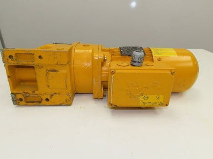 Nord SK 63L/4 Brake Gearmotor .25Hp 230/460V 3PH 159:1 Reducer 10rpm SK13VL-63L