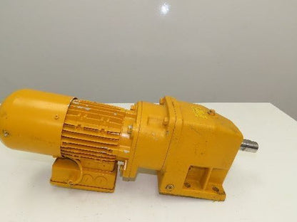 Nord SK 63L/4 Brake Gearmotor .25Hp 230/460V 3PH 159:1 Reducer 10rpm SK13VL-63L