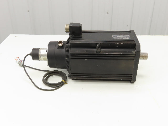 Indramat MAC112B-0-LD-3-C130-B-1/S005 Servo Motor with Encoder RU-1000-105/L2