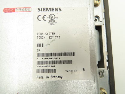 Siemens Ellex 6AV7722-1AC00 HMI Simatic PC Panel Windows Embedded 120-230V 12"