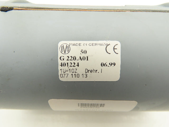 IVO Baumer G 220.A01 Rotary Counter Timer 10 Counts Per Rotation
