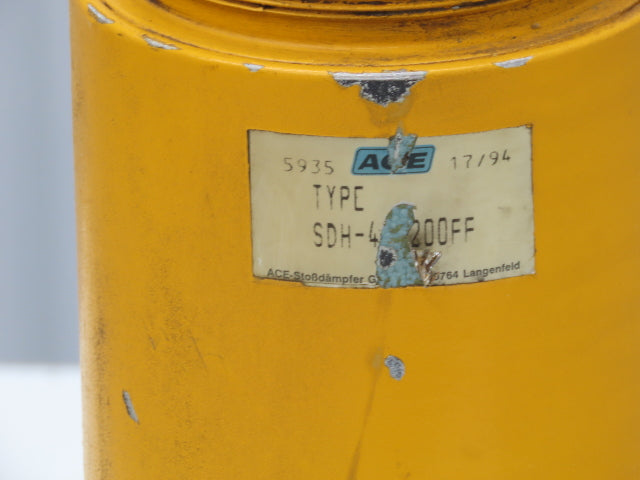 Ace  SDH40 Hydraulic Shock Absorber 200mm Stroke Flange Mount 23" OAL