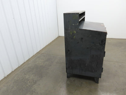 Strong Hold Extreme Duty 12 GA Shop Desk 1 Drawer Riser Shelf 36x28x54"