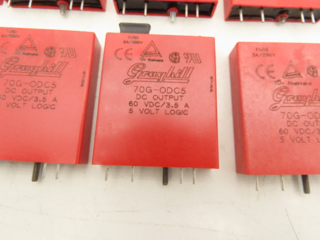 Grayhill 70G-ODC5 DC Relay I/O Module 5V 60V 3.5A Lot of 12