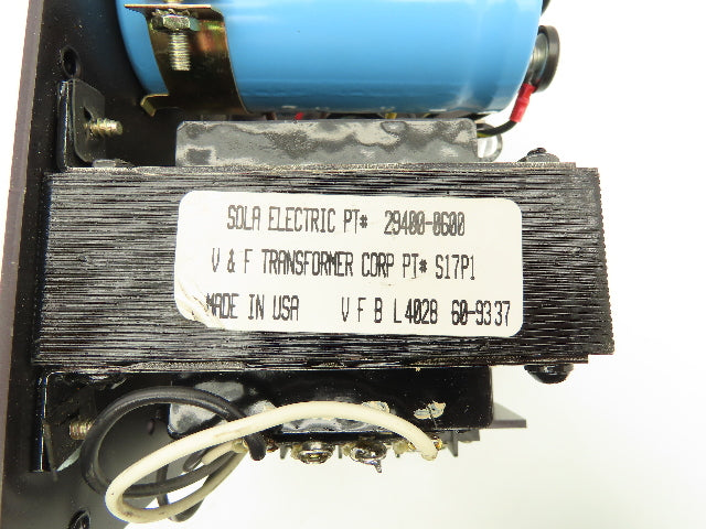 Sola 29400-0600 Power Supply Circuit Board Assembly 24V