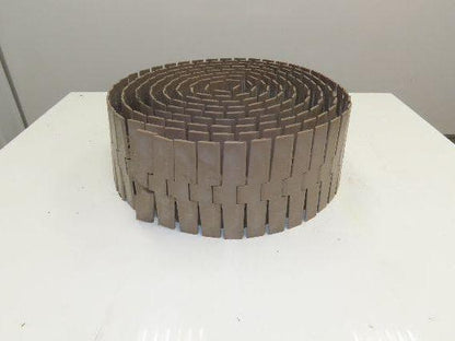 Habasit 882K  7.5" TableTop Chain Plastic Conveyor Belt Side-Flexing 24'L