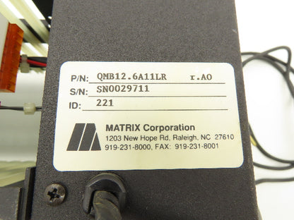 Matrix QMB12.6A11LR PLC Chassis 12-Slot Rack Power Supply