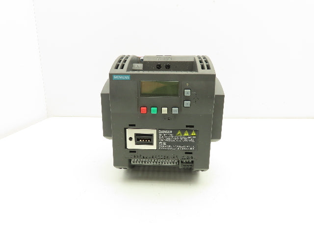 Siemens 6SL3210-5BB21-1UV0 Sinamics Variable Frequency Drive VFD 1.5Hp 240V 1Ph