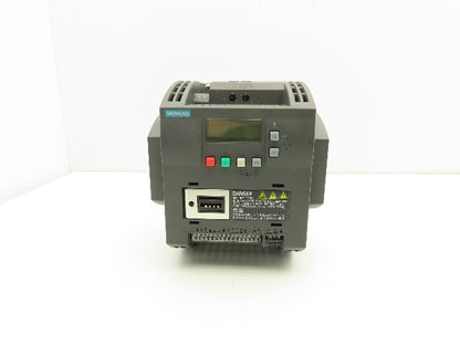 Siemens 6SL3210-5BB21-1UV0 Sinamics Variable Frequency Drive VFD 1.5Hp 240V 1Ph