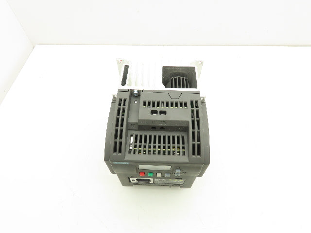 Siemens 6SL3210-5BB21-1UV0 Sinamics Variable Frequency Drive VFD 1.5Hp 240V 1Ph