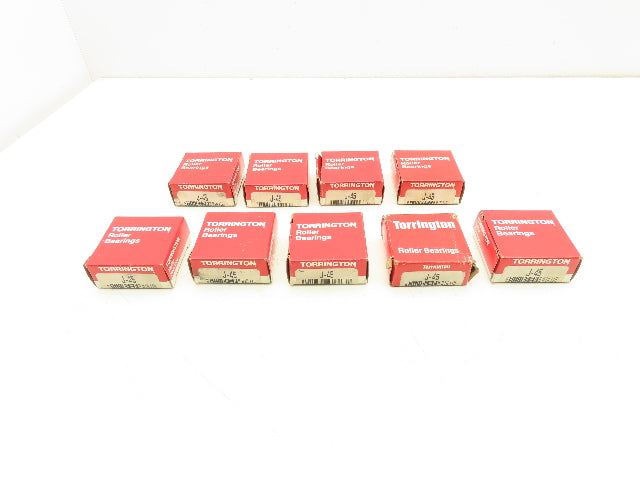 Torrington J-45 Needle Roller Bearing 1/4" Bore 7/16" OD Lot of 9