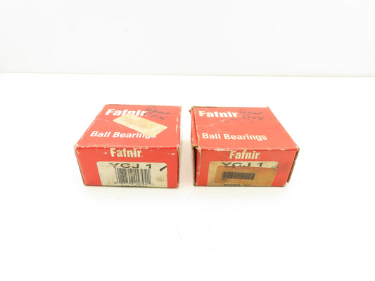 Fafnir F4B-SC-100 4-Bolt Flange Mount Ball Bearing 1" Bore Lot of 2