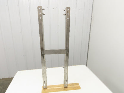 8" Tabletop Conveyor Stainless Leg Support H-Stand 32"-42" Adj Height