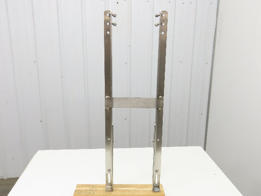 8" Tabletop Conveyor Stainless Leg Support H-Stand 32"-42" Adj Height